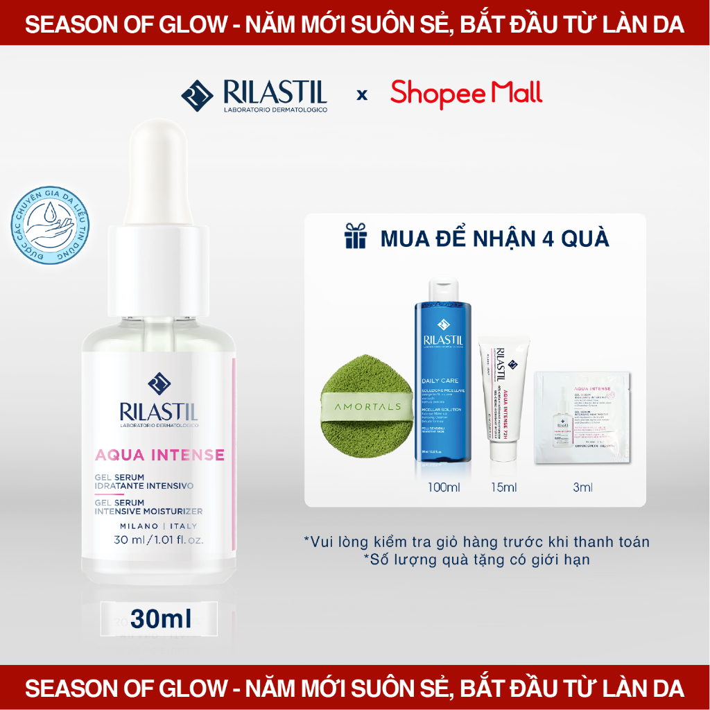 SERUM DƯỠNG ẨM - RILASTIL AQUA INTENSE GEL SERUM