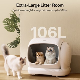 Máy dọn phân mèo tự động UBPET C41 2026 hỗ trợ theo dõi từng mèo thông minh Mooki Pet