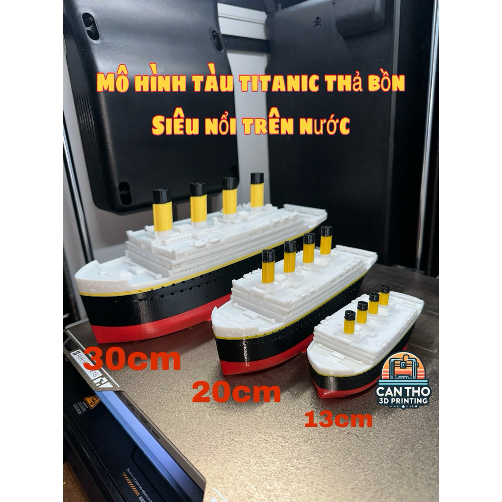 Mô hình tàu Titanic thả bồn nước thuyền RMS Olympic romeo và juliet