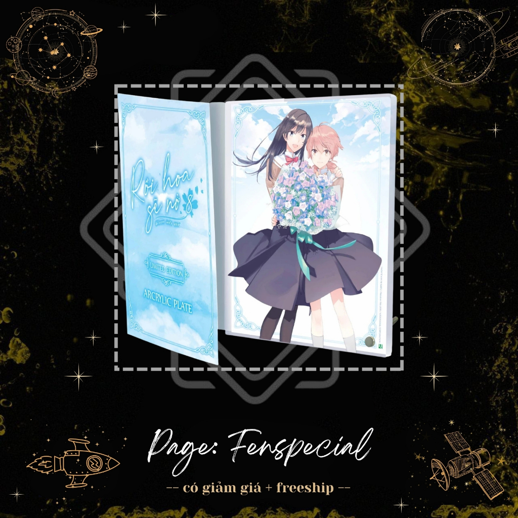 [Only Phụ Kiện Bản Giới Hạn] Standee - Rồi Hoa Sẽ Nở - Bloom Into You - Tập 8 - Fm Bookmark