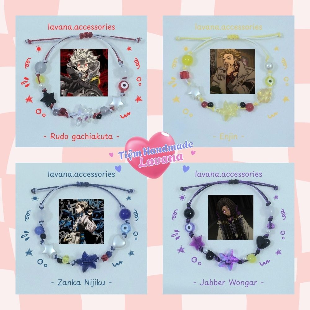 Vòng Handmade Dây Sáp Gachiakuta - Vòng Anime Gachiakuta