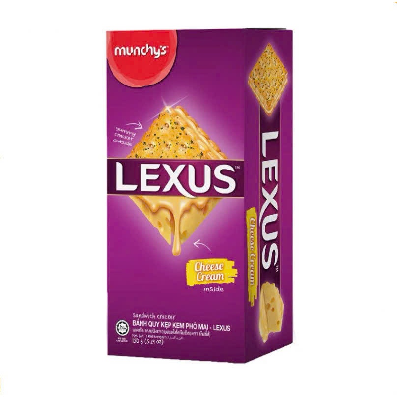 Bánh quy kẹp kem phô mai Lexus