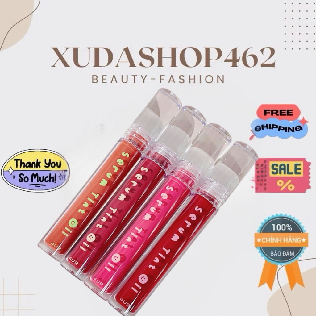 (1-4/2027)SON DƯỠNG CÓ MÀU 4U2 SERUM TINT OIL – BÓNG CĂNG MỌNG, LÊN MÀU XINH TỰ NHIÊN