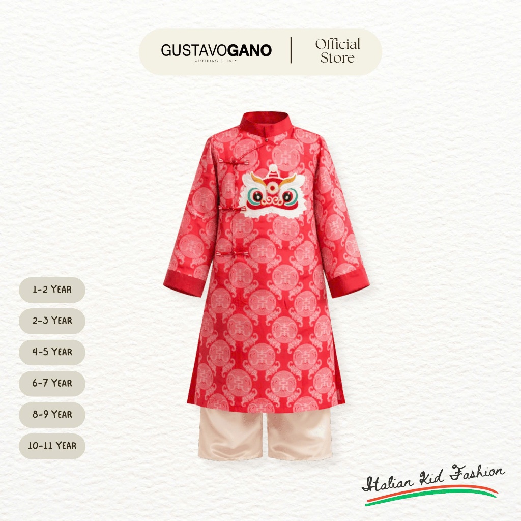 Áo dài cho bé Gustavo