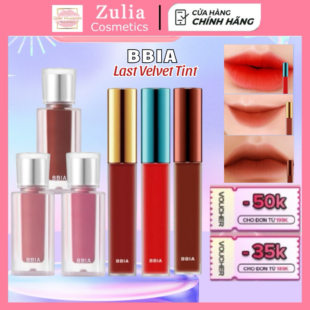 [FREE SHIP] Son Kem Bbia Last Velvet last lipstick chính hãng