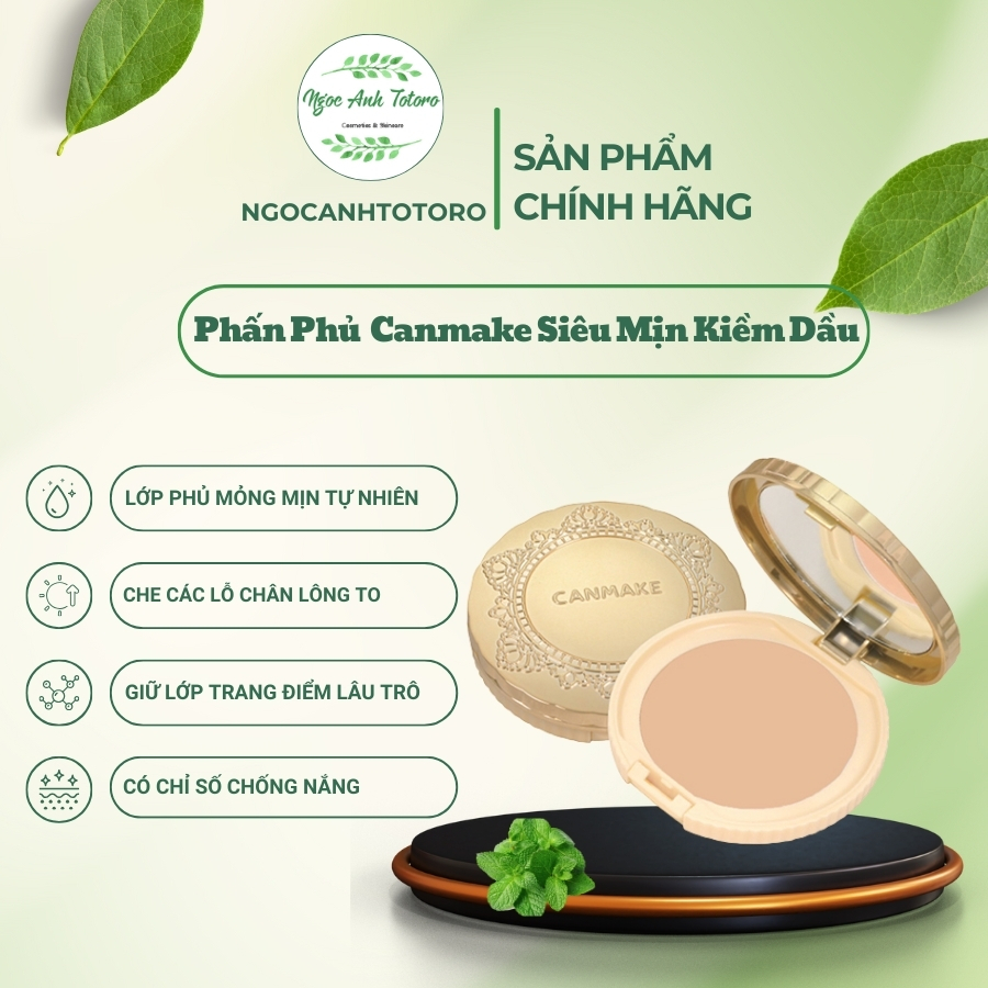 Phấn Canmake và lõi phấn Canmake mẫu mới nhất