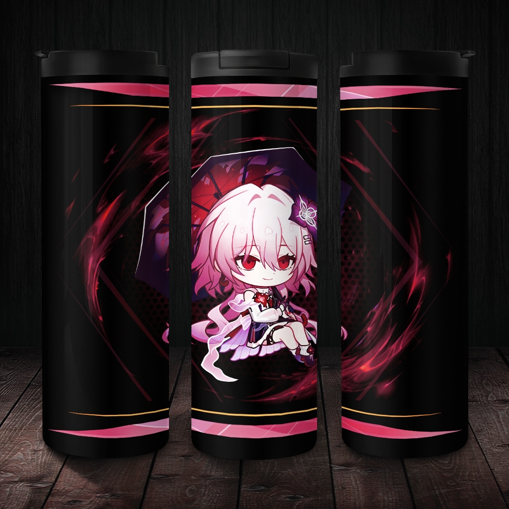 Bình Giữ Nhiệt Honkai Star Rail HSR 500ml Inox 304 Sparkle, Castorice, Firefly, Phainon, Evernight