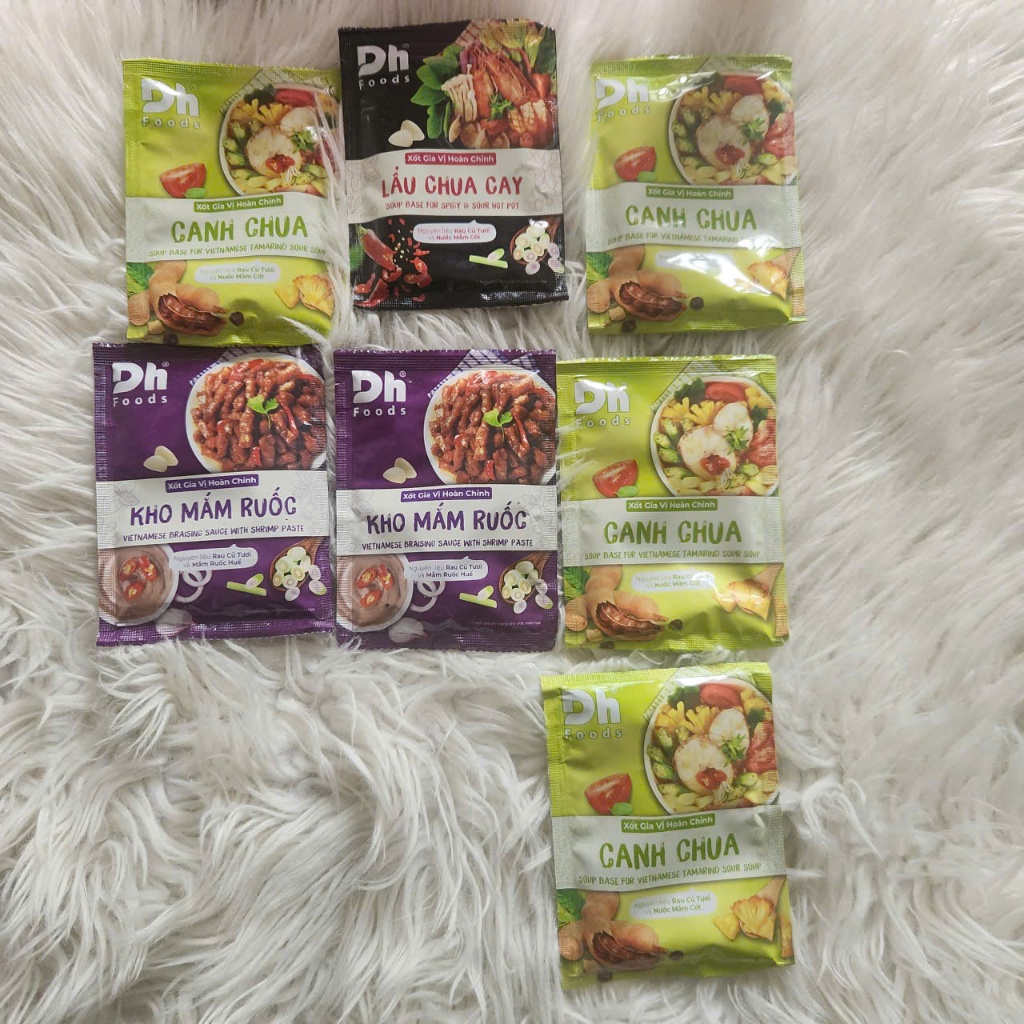 Combo 7 gói gia vị DHFOOD