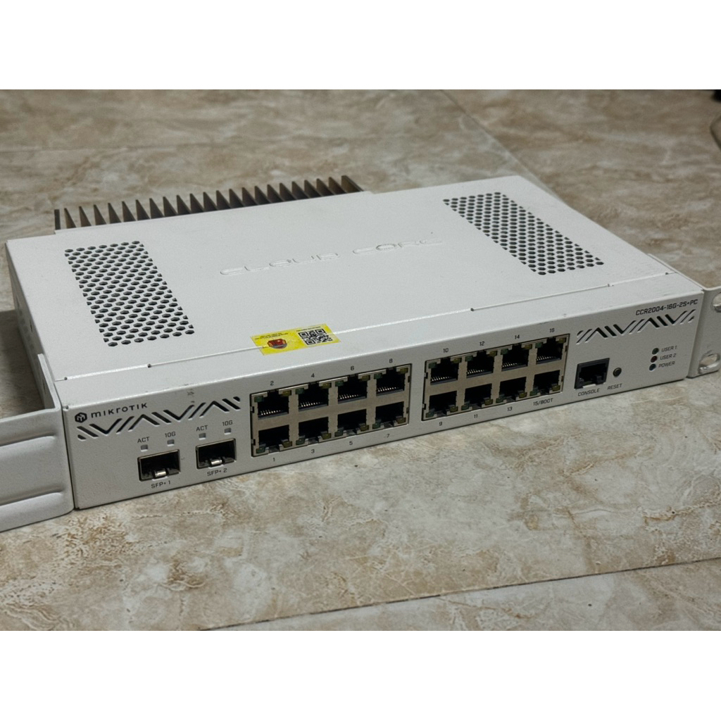 (Hàng cũ) Router Cân Bằng Tải Mikrotik CCR2004-16G-2S+ PC