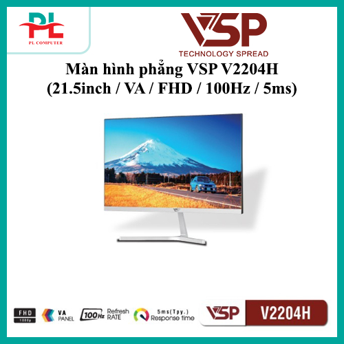 Màn hình phẳng VSP V2204H (21.5 / VA / FHD / 120Hz / 5ms) - Bảo Hành 36 Tháng