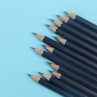 [Trợ giá] Combo 5 cây bút chì gỗ | Độ chì 2B, sơn 02 lớp màu xám đen, ngòi chống gãy | Stacom PC108