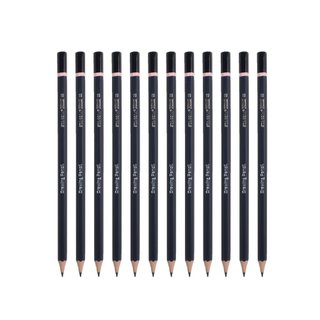[Trợ giá] Combo 5 cây bút chì gỗ | Độ chì 2B, sơn 02 lớp màu xám đen, ngòi chống gãy | Stacom PC108