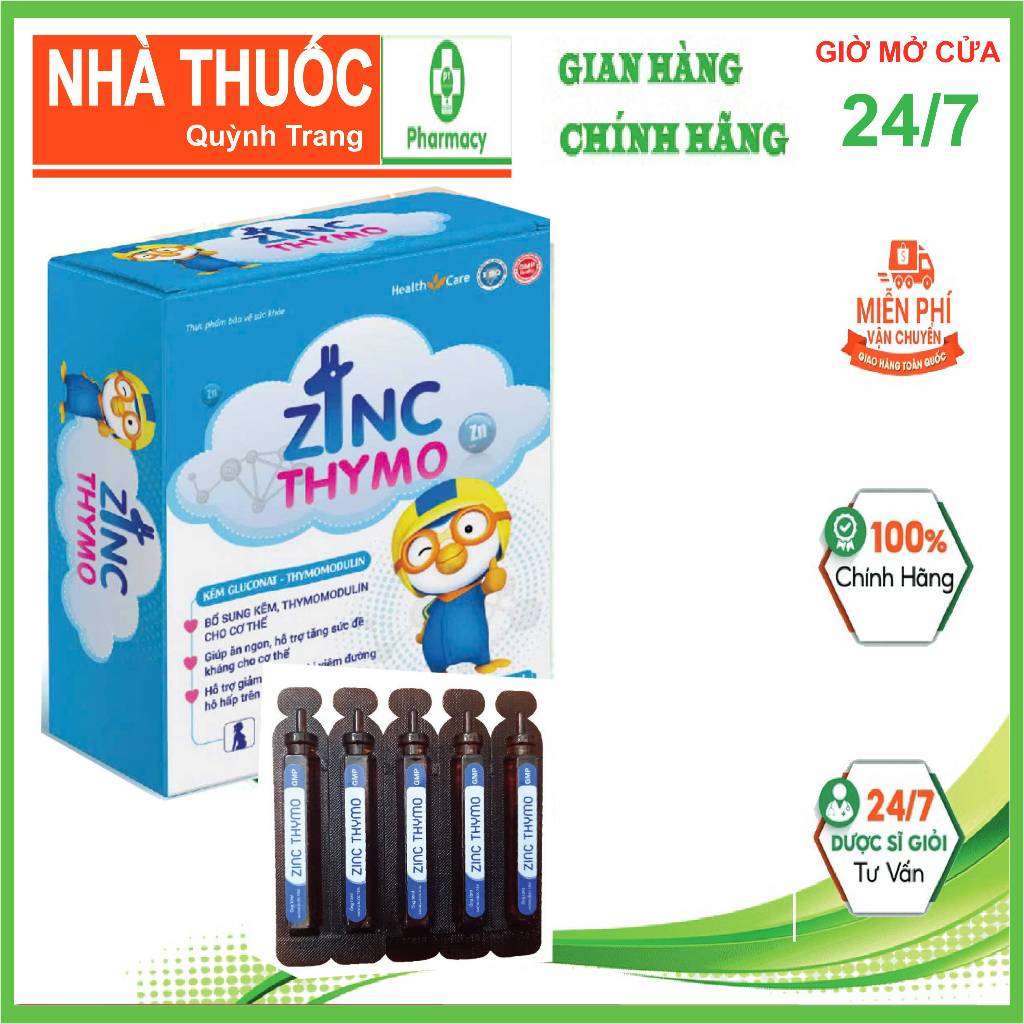 ZINC THYMO - BỔ SUNG KẼM CHO TRẺ BIẾNG ĂN <MẪU MỚI>