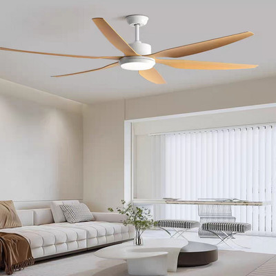 Quạt trần trang trí phòng ngủ phòng khách 6 cánh dài 1m47 và 1m67 điều khiển từ xa chính hãng