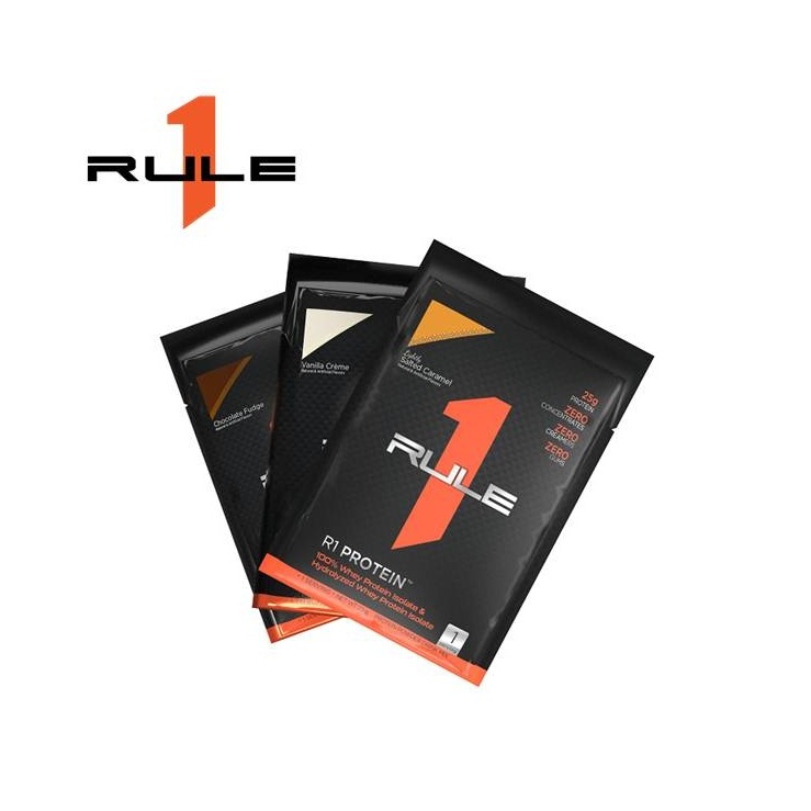 Gói whey protein Rule 1 Protein Isolate/ Hydrolysate 34g vị ngẫu nhiên