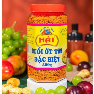 Muối Tôm Đặc Biệt, Muối Tôm Tây Ninh- Muối Ớt Hải- Đặc Sản Tây Ninh-hộp 250g/500g