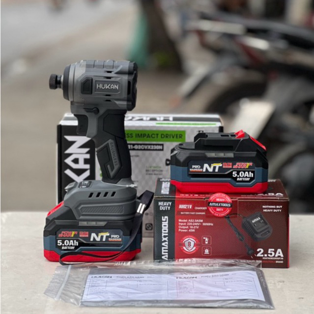HUKAN CHÍNH HÃNG : Chuyên Vít Hukan HM-G2CVX230N compo kèm sạc 2.5A