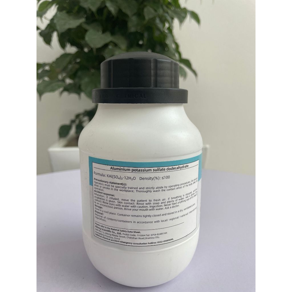 Aluminium Potassium Sulfate Dodecahydrate KAl(SO4)2·12H2O – Phèn Chua – Hóa Chất Xử Lý Nước / Phòng 