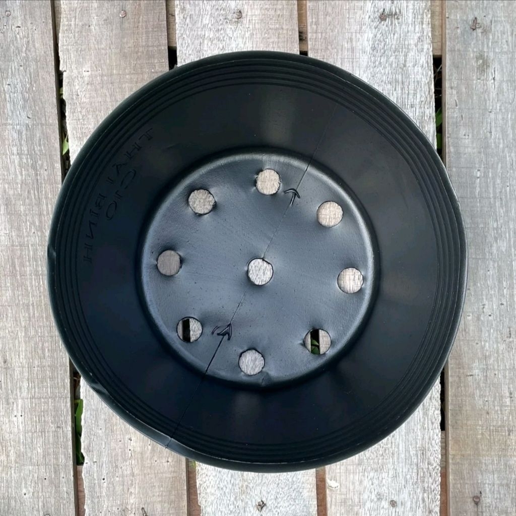 [ 30c ] Chậu nhựa đen C12 Liên An ( 32×26 ) Chậu nhựa đen mềm xuất khẩu chất liệu HPDE loại dày