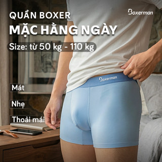 Combo 6 Quần lót nam boxer thun lạnh Profit, quần sịp nam cao cấp thoáng khí BOXERMAN