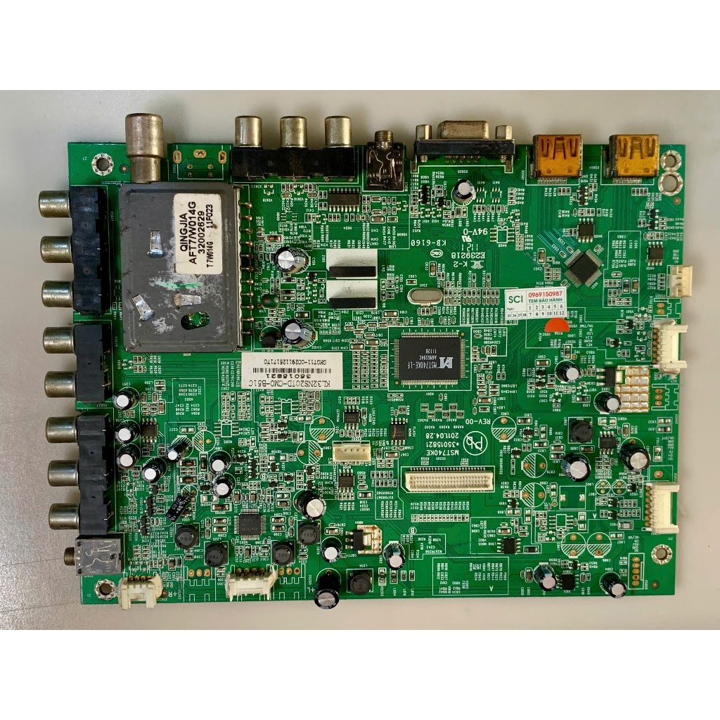 Bo main boar mạch linh kiện tivi tv Toshiba 32AL10V nguồn, xử lý chung chính chủ khiển mắt nhận phím