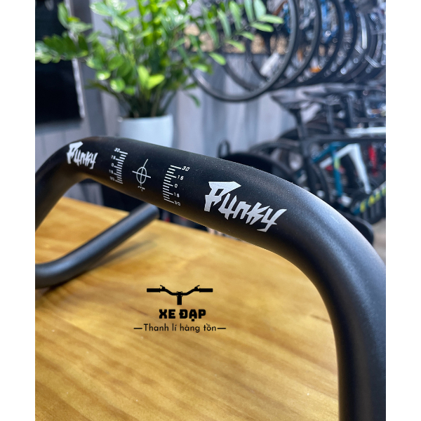 Ghi Đông Funky Xe Đạp Fixed Gear – Ghi Đông Cong Sừng Dê, Nhẹ, Chắc, Lắp Dễ