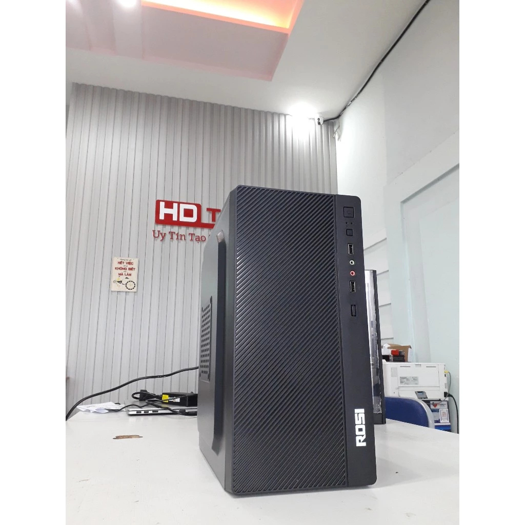Vỏ case Rosi máy tính văn phòng C370 (M-Atx/mini Atx) nhỏ gọn