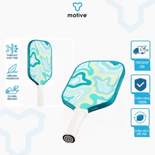 Vợt Pickleball Motive Màu Trắng/Xanh Trọng Lượng 230gr Lõi Polypropylene Bề Mặt Sợi Thủy Tinh