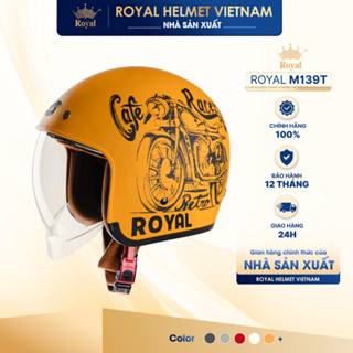 [NHÀ SẢN XUẤT] Nón Bảo Hiểm 3/4 M139 Design Kính Âm Chính Hãng, Mũ Bảo Hiểm Có Kính Bảo Hành 12 Tháng