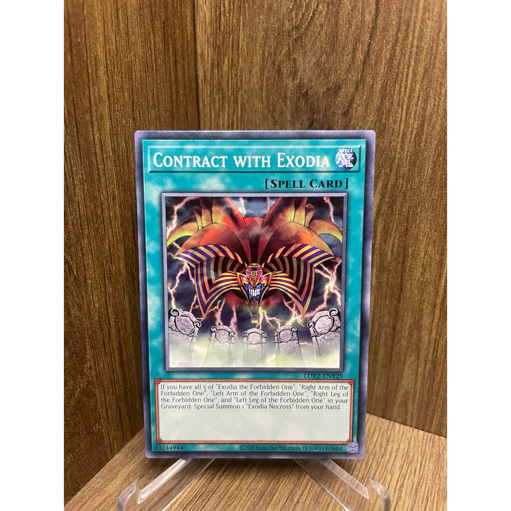 ( Thẻ bài Yu-Gi-Oh Chính Hãng ) Contract with Exodia