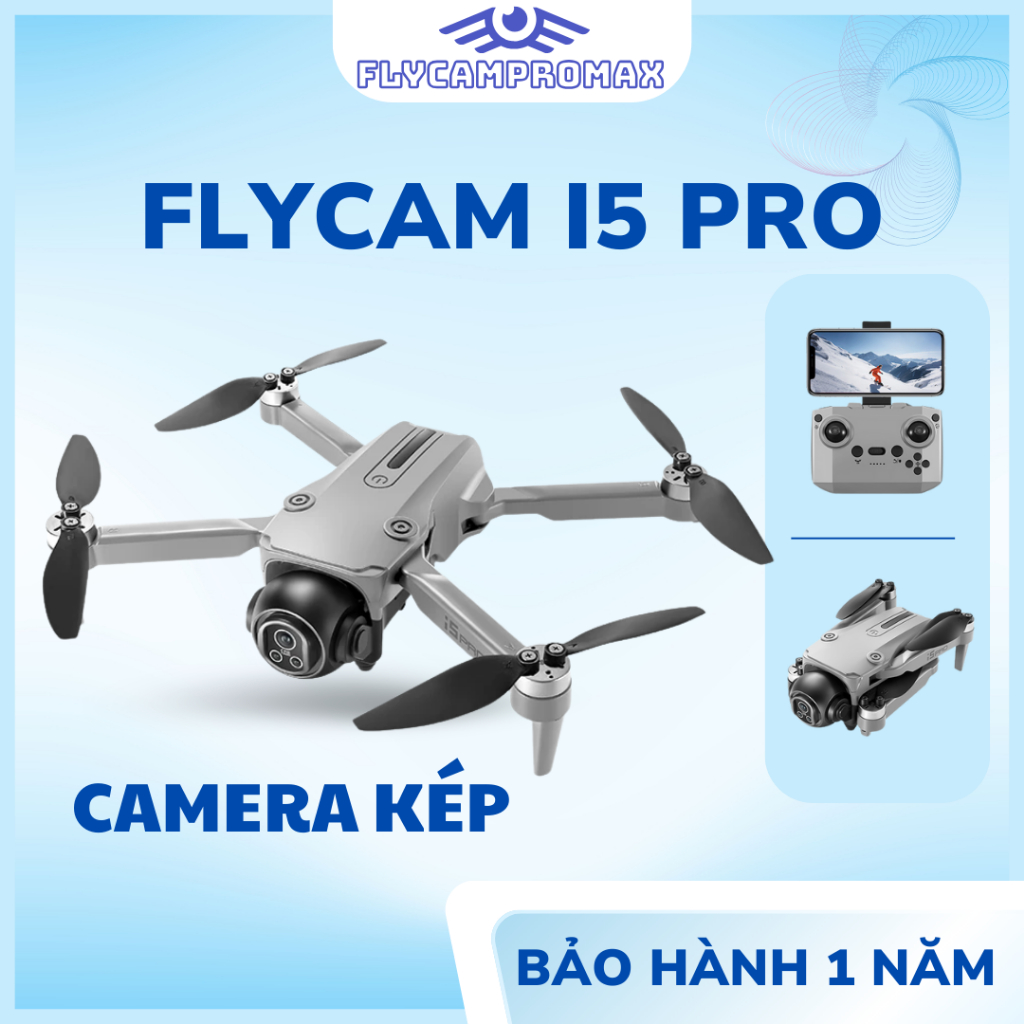 máy bay điều khiển từ xa i5 pro max, flycam giá rẻ, drone mini cho trẻ em có cảm biến chống va chạm