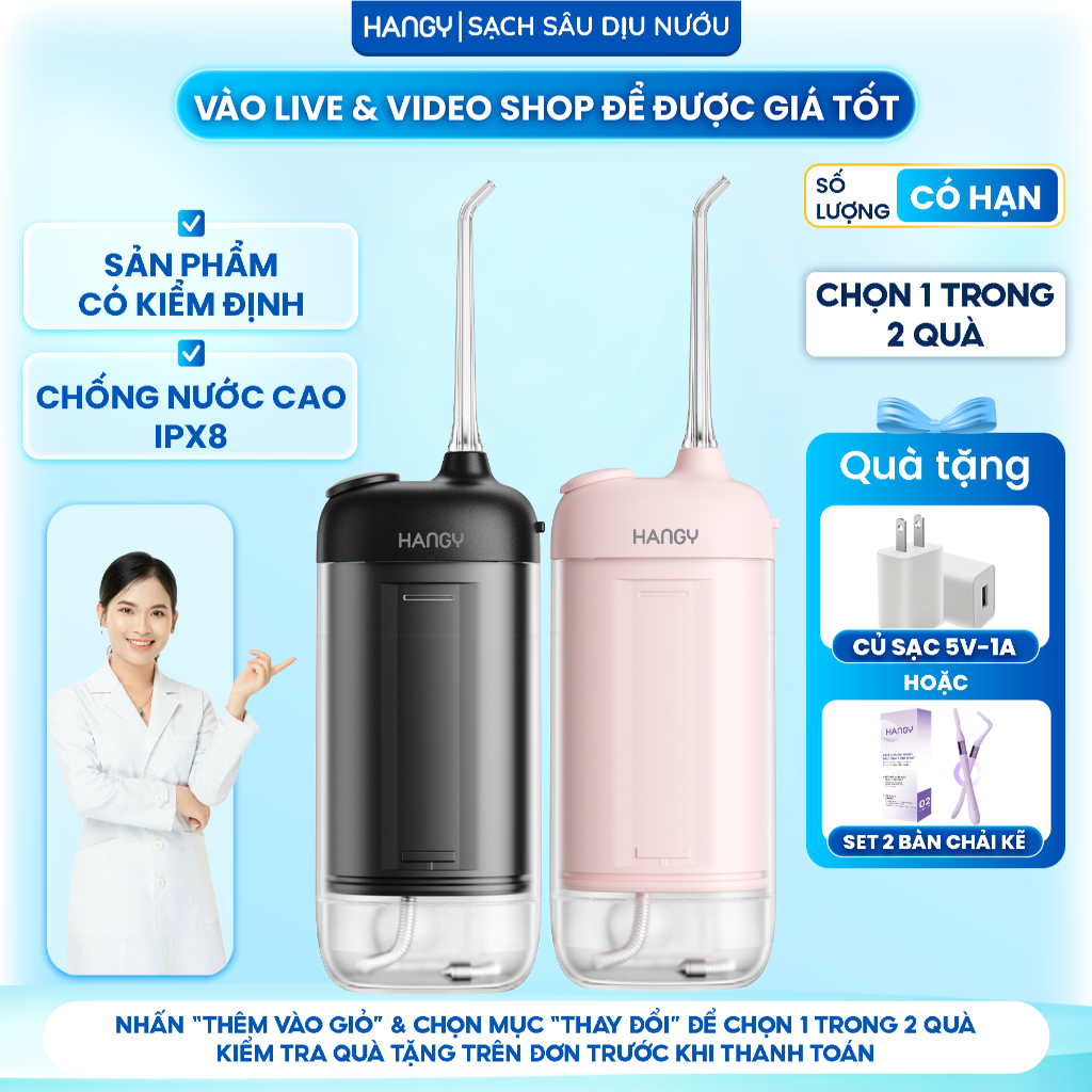 Máy Tăm Nước HANGY O16 HM23 Chống Nước IPX8