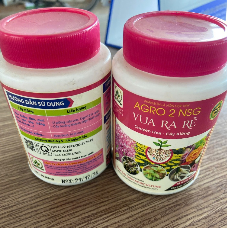 Phân bón AGRO 2 NSG Vua ra rễ 100gam