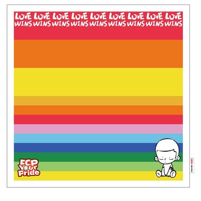 [HÀNG TẶNG KHÔNG BÁN] POP MART KUBO LOVE WINS - Bandana Xin Đừng Đặt
