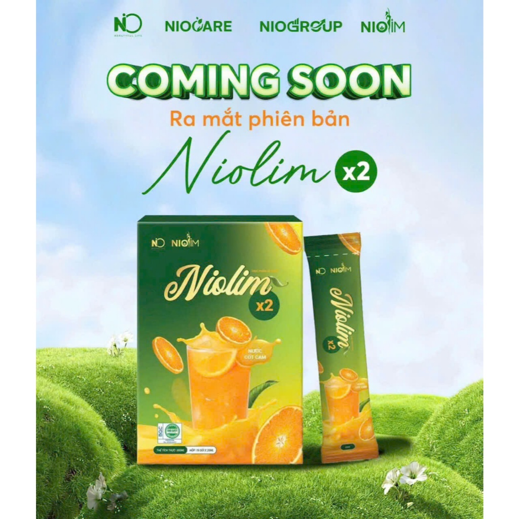 Thực Phẩm Bảo Vệ Sức Khỏe Niolim X2 Chính Hãng Hỗ trợ giảm 2-5Kg