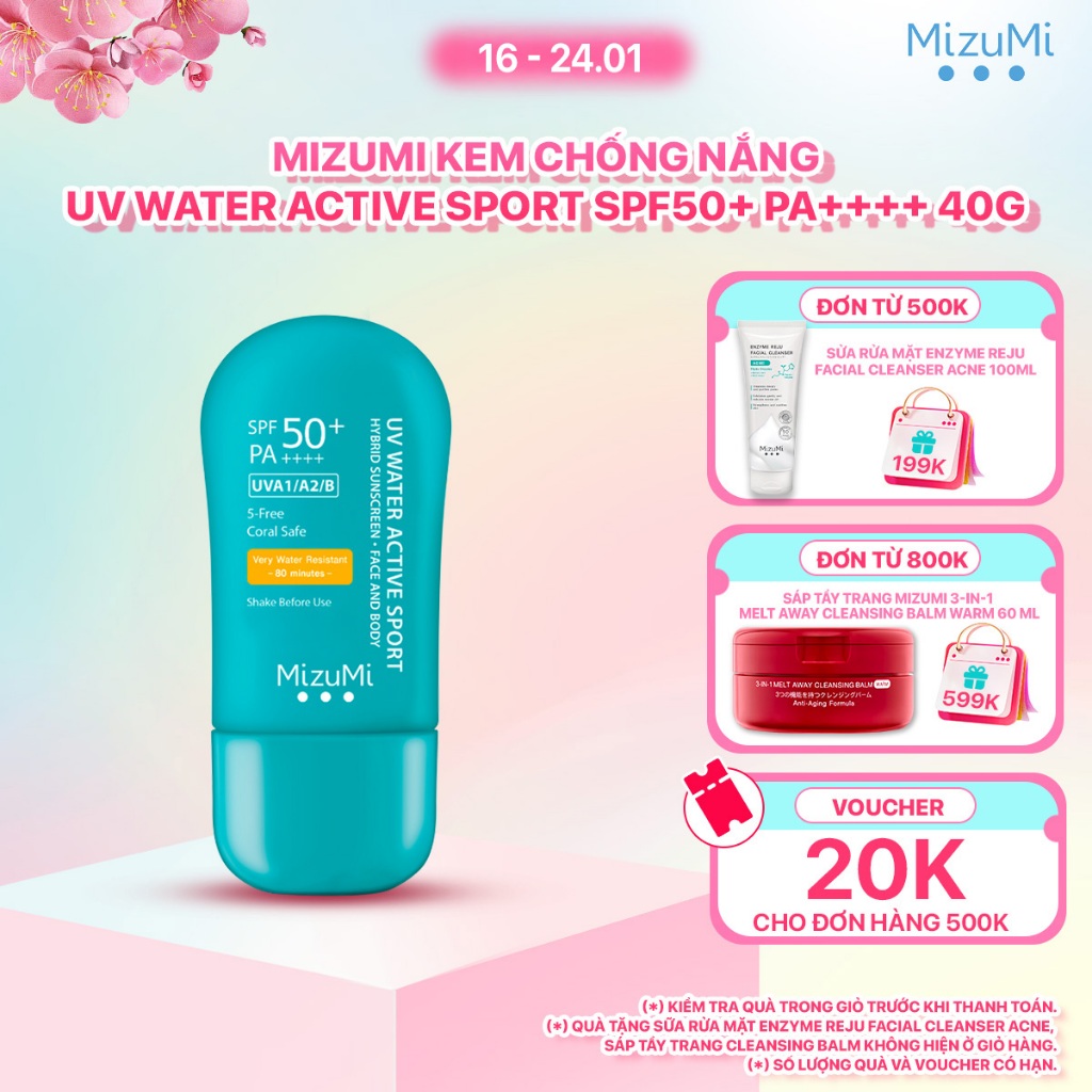 MizuMi Kem chống nắng UV Water Active Sport