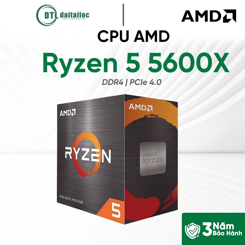 CPU AMD Ryzen 5 5600X  | Chính Hãng | Bảo Hành 36 Tháng