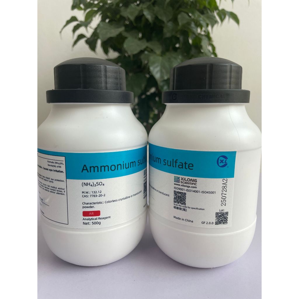 Ammonium Sulfate AR – (NH4)2SO4 – Chai 500g – Hóa Chất Phân Tích Phòng Thí Nghiệm