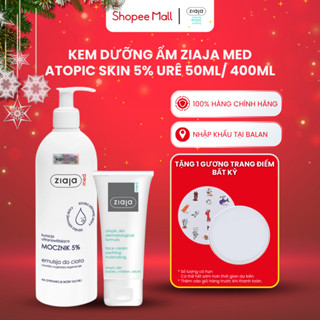 Kem Dịu Nhẹ - Dưỡng Ẩm 5% Urê Ziaja Med Atopic Skin Dermatological Formula Face Cream Soothing 50ml - 400ml (Cho Bé)