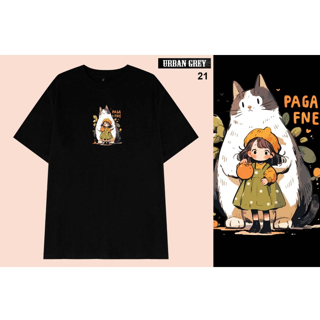 Áo thun Oversize - Chất liệu 100% Cotton - 260GSM - Urban Grey - Mẫu 21