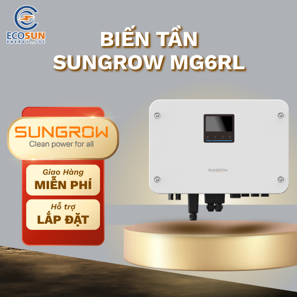 Inverter Hybrid SUNGROW 6kW MG6RL, Biến Tần 6kW 1 Pha Điện Mặt Trời