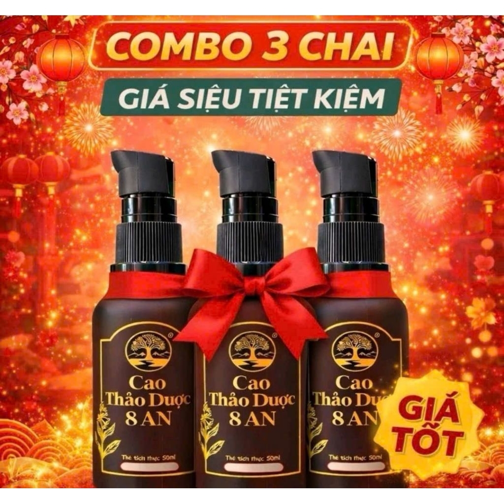 [MUA 2 - TẶNG 1]Cao Xoa Bóp Thảo Dược 8S 8 Sang BDS (50ml) cải thiện đau nhức cơ xương khớp