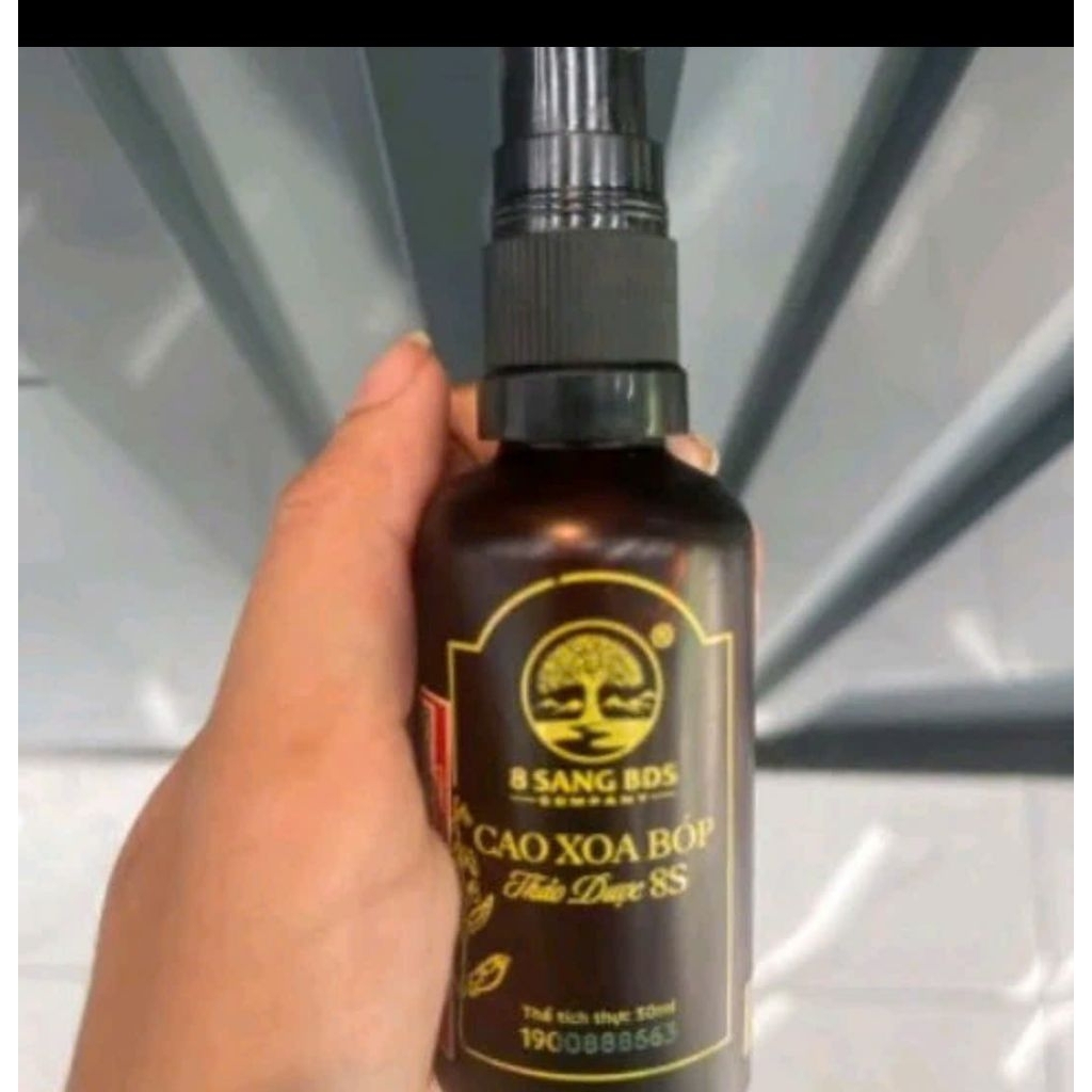 Cao Xoa Bóp Thảo Dược 8S 8 Sang BDS (50ml) cải thiện đau nhức cơ xương khớp