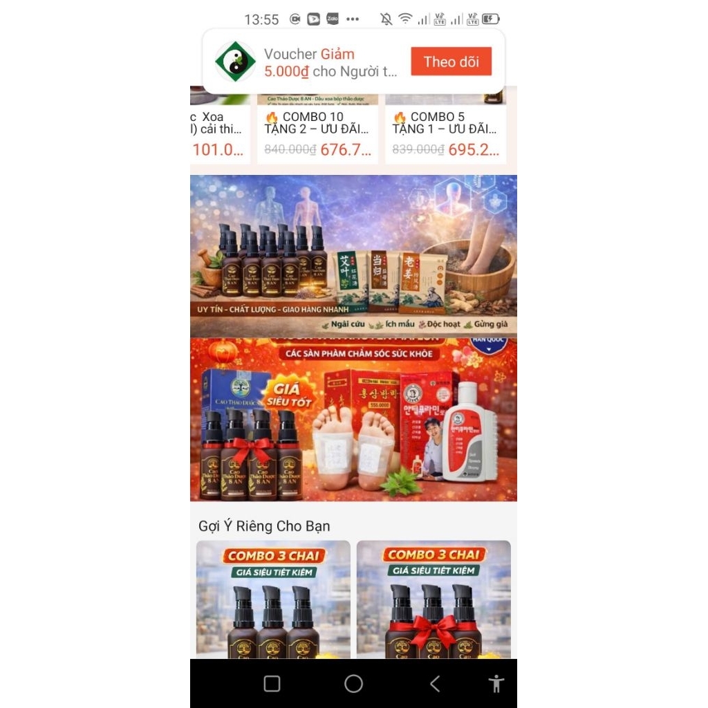 SET 3 HỘP - Cao Xoa Bóp Thảo Dược 8S 8 Sang BDS (50ml) cải thiện đau nhức cơ xương khớp