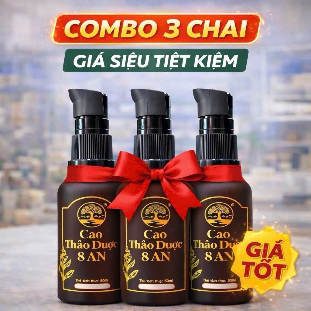 DATE 2027- Cao Xoa Bóp Thảo Dược 8S 8 Sang BDS (50ml) cải thiện đau nhức cơ xương khớp