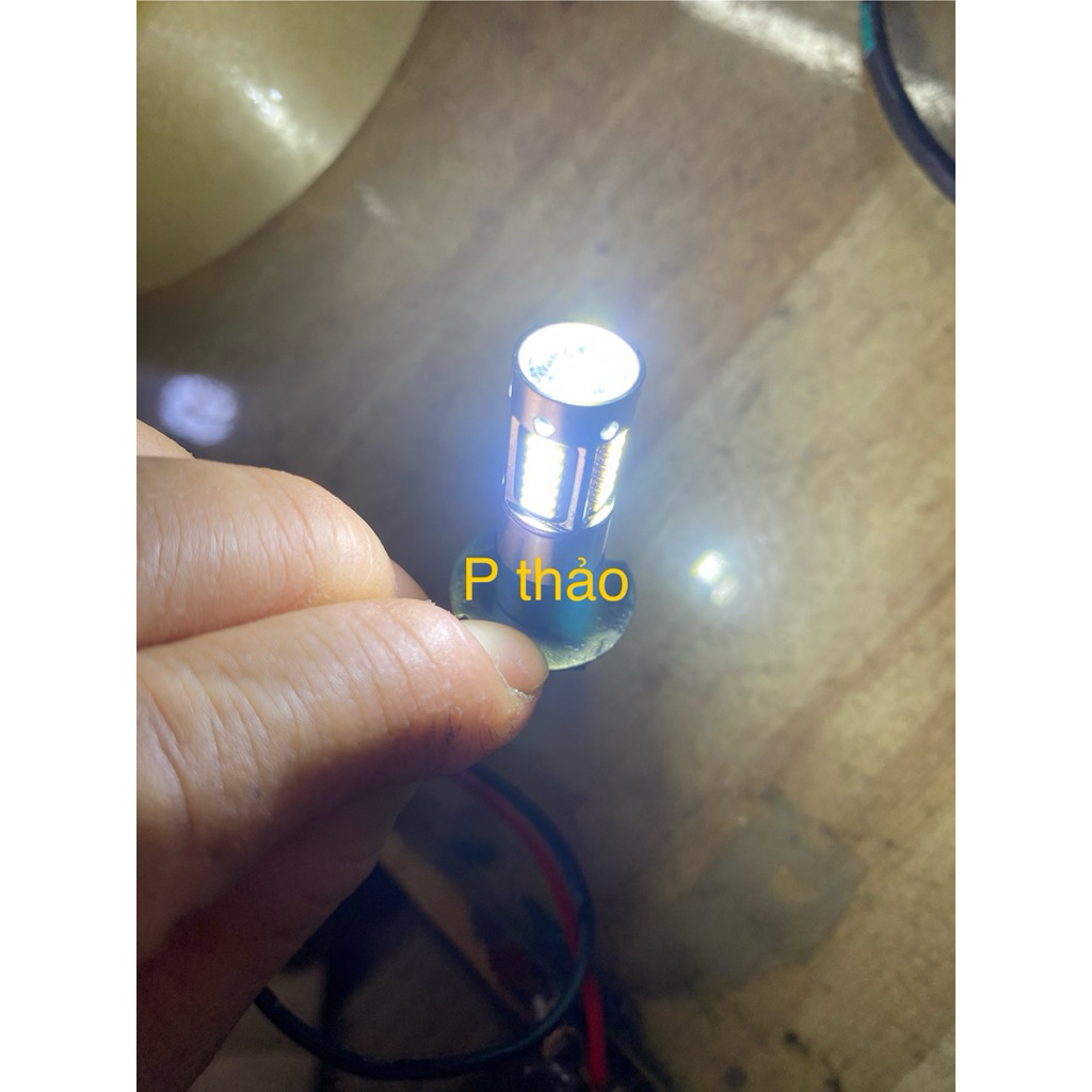 Bóng đèn gầm, đèn lùi chân h3 led 12v sáng