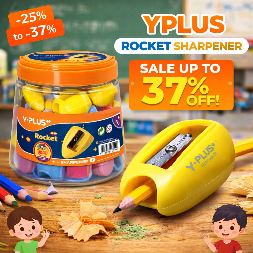 [Xả kho - YP] Chuốt chì 1 LỖ ROCKET, lưỡi gọt siêu bén và bền, thích hợp cho mọi loại chì gỗ, chì màu |  YPLUS SX1209