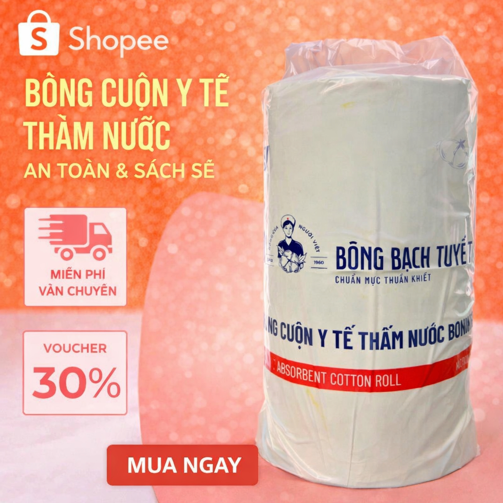 Bông tẩy trang bông rửa mặt ( miếng cắt sẵn)