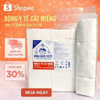 Bịch gạc nguyên mặt túi 100 miếng spa thẫm mỹ viện