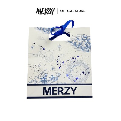 [HB GIFT] [Hàng tặng không bán] Merzy Holiday’25 Paper Bag - Mini Size – Blue